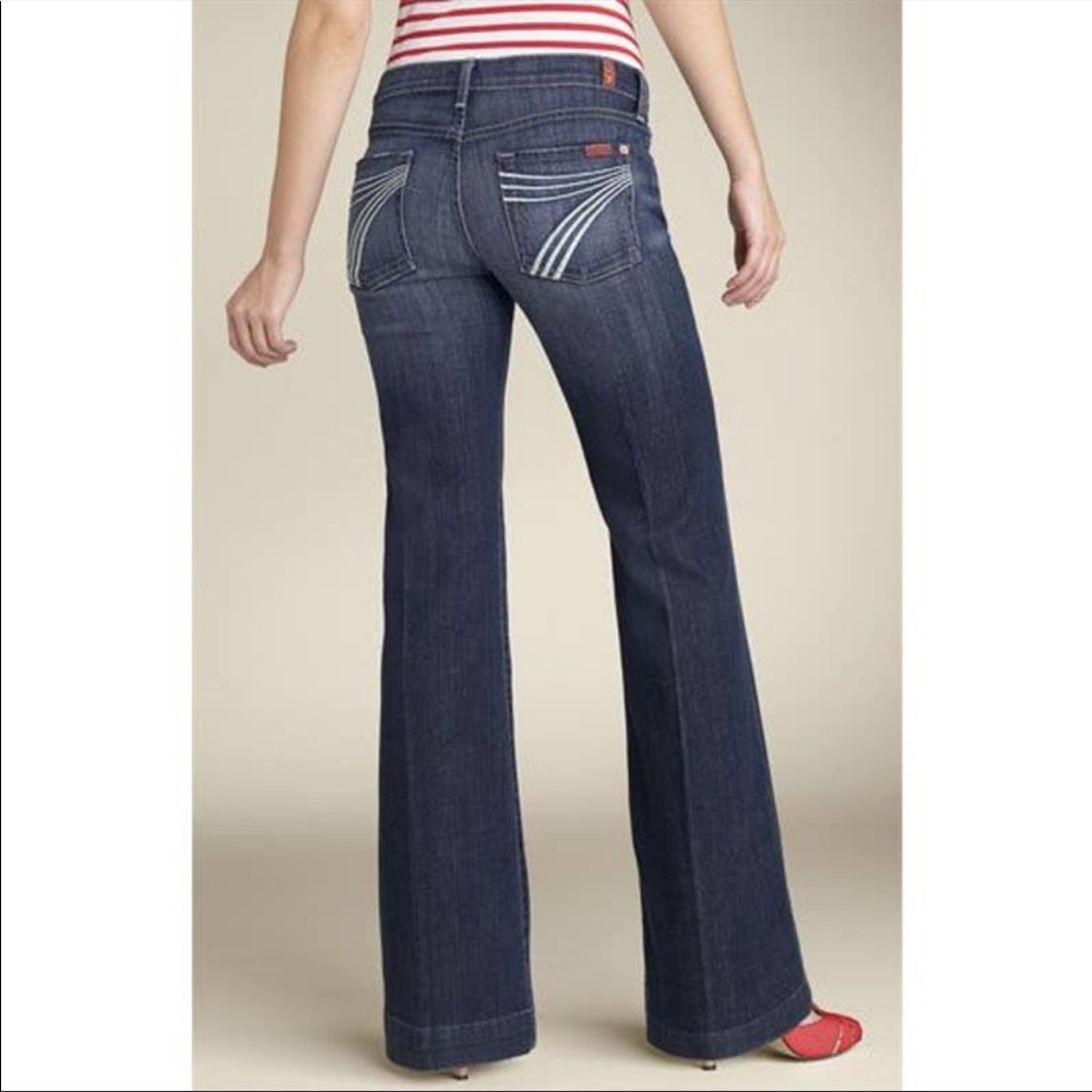 7 For All Mankind Dojo Flare Jeans
